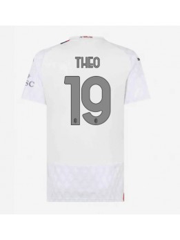 AC Milan Theo Hernandez #19 Auswärtstrikot für Frauen 2023-24 Kurzarm